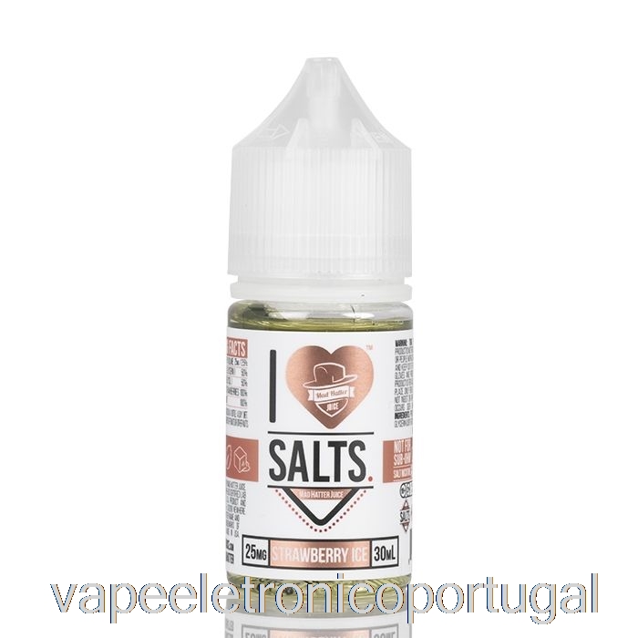 Vape Eletrônico Morango Ice - Adoro Sais - 30ml 25mg